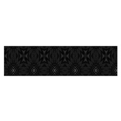 Star Black Satin Scarf (oblong) by Mariart