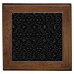 Star Black Framed Tiles