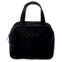 Star Black Classic Handbags (one Side) by Mariart