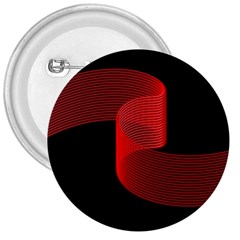 Tape Strip Red Black Amoled Wave Waves Chevron 3  Buttons by Mariart