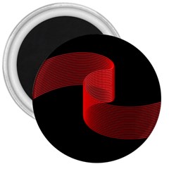 Tape Strip Red Black Amoled Wave Waves Chevron 3  Magnets