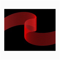 Tape Strip Red Black Amoled Wave Waves Chevron Small Glasses Cloth by Mariart