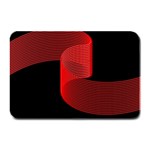 Tape Strip Red Black Amoled Wave Waves Chevron Plate Mats 18 x12  Plate Mat