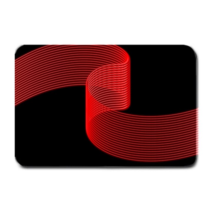 Tape Strip Red Black Amoled Wave Waves Chevron Plate Mats