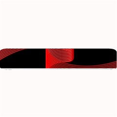 Tape Strip Red Black Amoled Wave Waves Chevron Small Bar Mats by Mariart