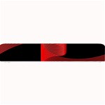 Tape Strip Red Black Amoled Wave Waves Chevron Small Bar Mats 24 x4  Bar Mat