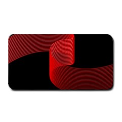 Tape Strip Red Black Amoled Wave Waves Chevron Medium Bar Mats by Mariart