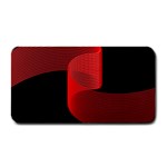 Tape Strip Red Black Amoled Wave Waves Chevron Medium Bar Mats 16 x8.5  Bar Mat