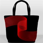 Tape Strip Red Black Amoled Wave Waves Chevron Bucket Bags Back