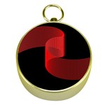 Tape Strip Red Black Amoled Wave Waves Chevron Gold Compasses Front