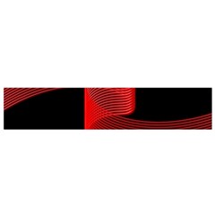 Tape Strip Red Black Amoled Wave Waves Chevron Flano Scarf (small) by Mariart