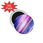 Widescreen Polka Star Space Polkadot Line Light Chevron Waves Circle 1.75  Magnets (100 pack)  Front