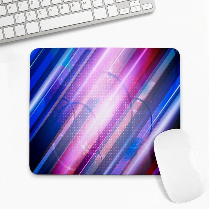 Widescreen Polka Star Space Polkadot Line Light Chevron Waves Circle Large Mousepads