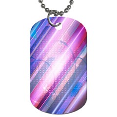 Widescreen Polka Star Space Polkadot Line Light Chevron Waves Circle Dog Tag (one Side) by Mariart