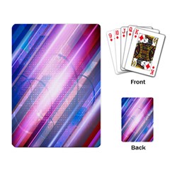 Widescreen Polka Star Space Polkadot Line Light Chevron Waves Circle Playing Card