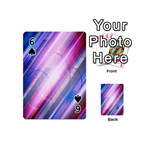 Widescreen Polka Star Space Polkadot Line Light Chevron Waves Circle Playing Cards 54 (Mini)  Front - Spade6