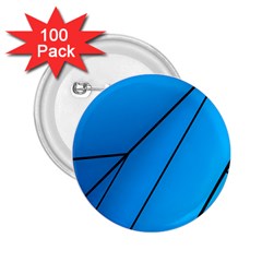 Technical Line Blue Black 2 25  Buttons (100 Pack)  by Mariart