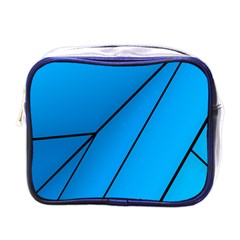 Technical Line Blue Black Mini Toiletries Bags