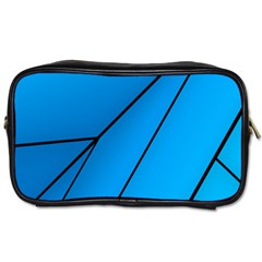 Technical Line Blue Black Toiletries Bags