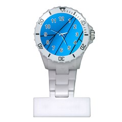 Technical Line Blue Black Plastic Nurses Watch