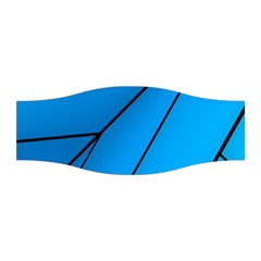 Technical Line Blue Black Stretchable Headband