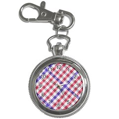 Webbing Wicker Art Red Bluw White Key Chain Watches