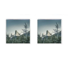 Fitz Roy Mountain, El Chalten Patagonia   Argentina Cufflinks (square) by dflcprints