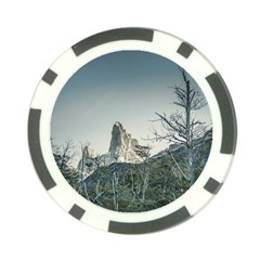 Fitz Roy Mountain, El Chalten Patagonia   Argentina Poker Chip Card Guard by dflcprints