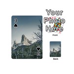 Fitz Roy Mountain, El Chalten Patagonia   Argentina Playing Cards 54 (Mini)  Front - Spade3