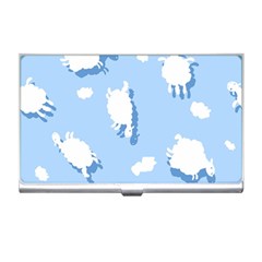 Vector Sheep Clouds Background Business Card Holders by Nexatart