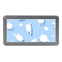 Vector Sheep Clouds Background Memory Card Reader (mini) by Nexatart