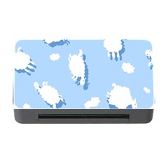 Vector Sheep Clouds Background Memory Card Reader With Cf by Nexatart