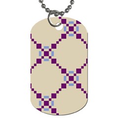 Pattern Background Vector Seamless Dog Tag (two Sides) by Nexatart