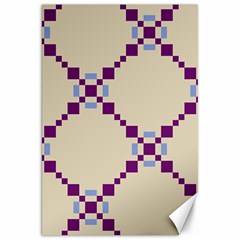 Pattern Background Vector Seamless Canvas 20  X 30   by Nexatart