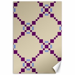 Pattern Background Vector Seamless Canvas 24  X 36  by Nexatart