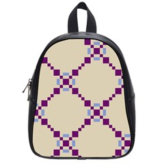 Pattern Background Vector Seamless School Bags (small)  by Nexatart