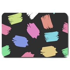 Many Colors Pattern Seamless Large Doormat  by Nexatart