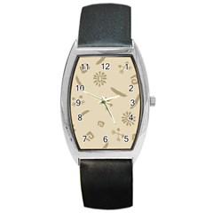 Pattern Culture Seamless American Barrel Style Metal Watch by Nexatart