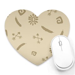 Pattern Culture Seamless American Heart Mousepads by Nexatart