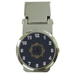 Monogram Vector Logo Round Money Clip Watches Front