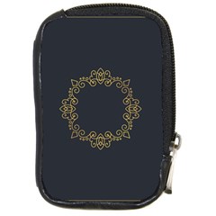 Monogram Vector Logo Round Compact Camera Cases by Nexatart