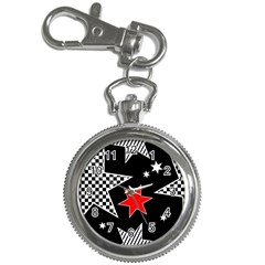 Stars Seamless Pattern Background Key Chain Watches by Nexatart