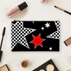 Stars Seamless Pattern Background Cosmetic Bag (medium)  by Nexatart