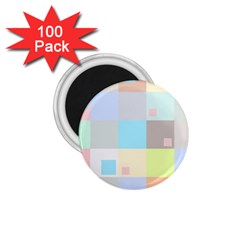 Pastel Diamonds Background 1 75  Magnets (100 Pack)  by Nexatart