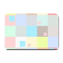 Pastel Diamonds Background Small Doormat  by Nexatart