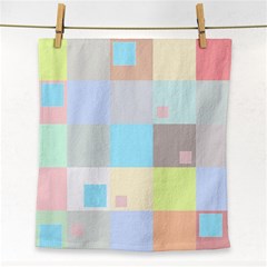 Pastel Diamonds Background Face Towel by Nexatart