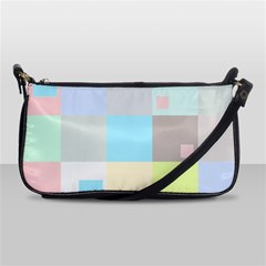 Pastel Diamonds Background Shoulder Clutch Bags by Nexatart