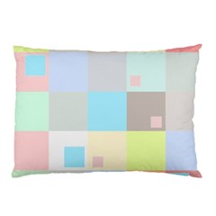 Pastel Diamonds Background Pillow Case (two Sides) by Nexatart