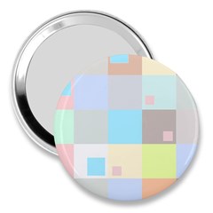 Pastel Diamonds Background 3  Handbag Mirrors by Nexatart