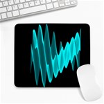 Wave Pattern Vector Design Large Mousepads Front